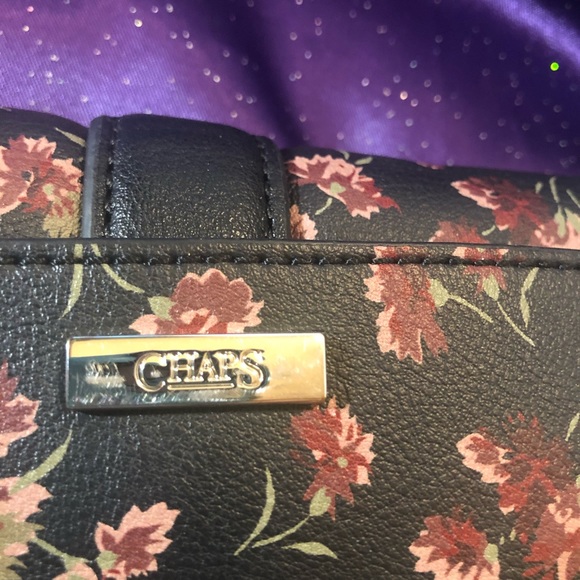 Chaps Chain-Strap Floral Flap-Cover Purse - Picture 12 of 12